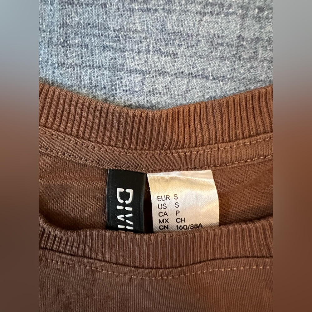 H&m brown crop top - Picture 2 of 3